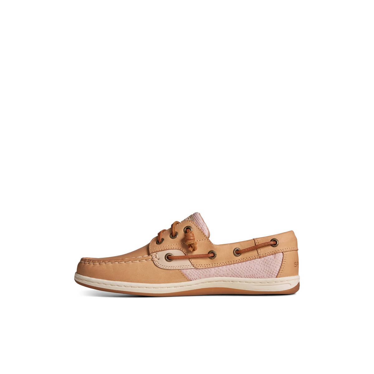 Beige Sperry Songfish Jacquard Boat Shoe | TEJNULO-03