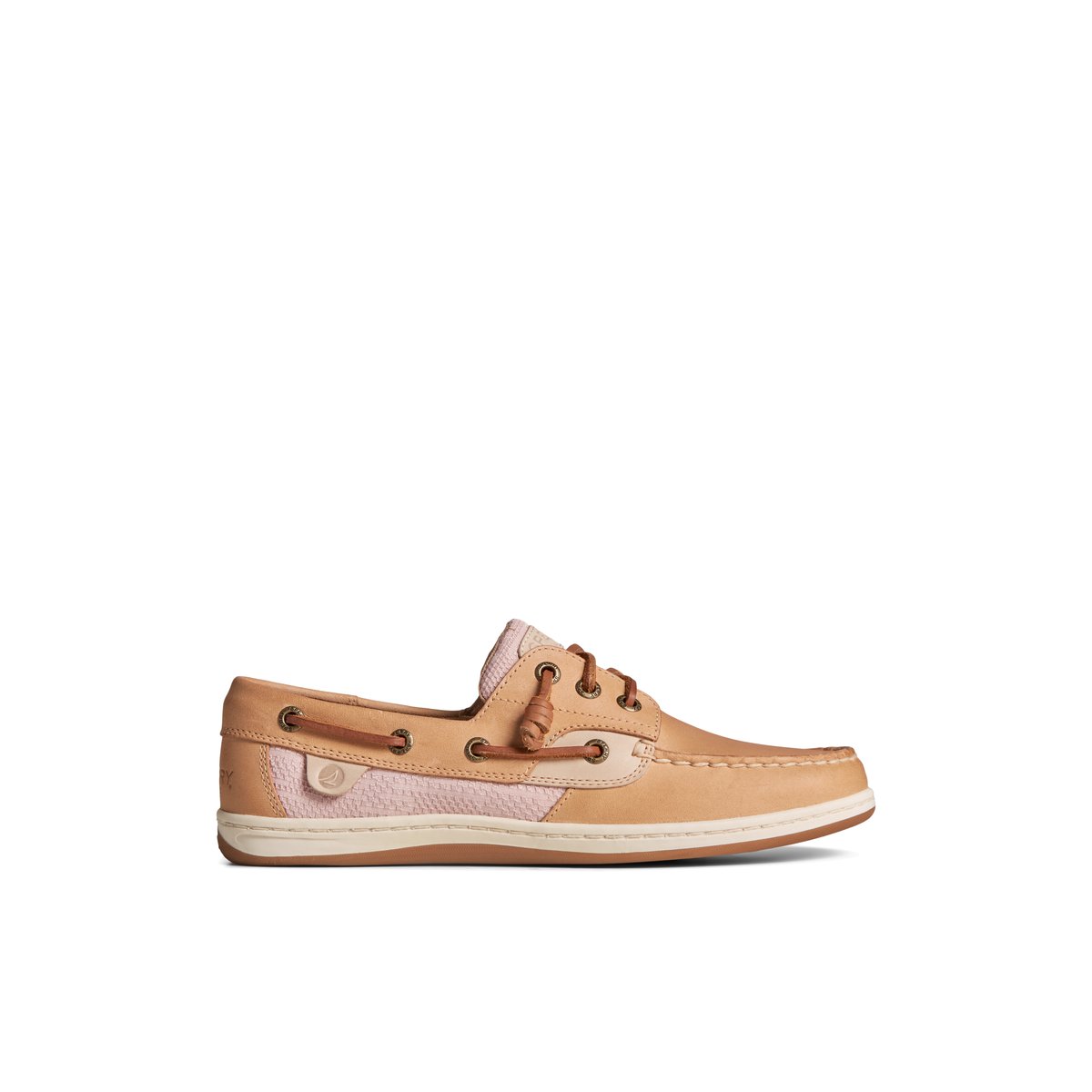 Beige Sperry Songfish Jacquard Boat Shoe | TEJNULO-03