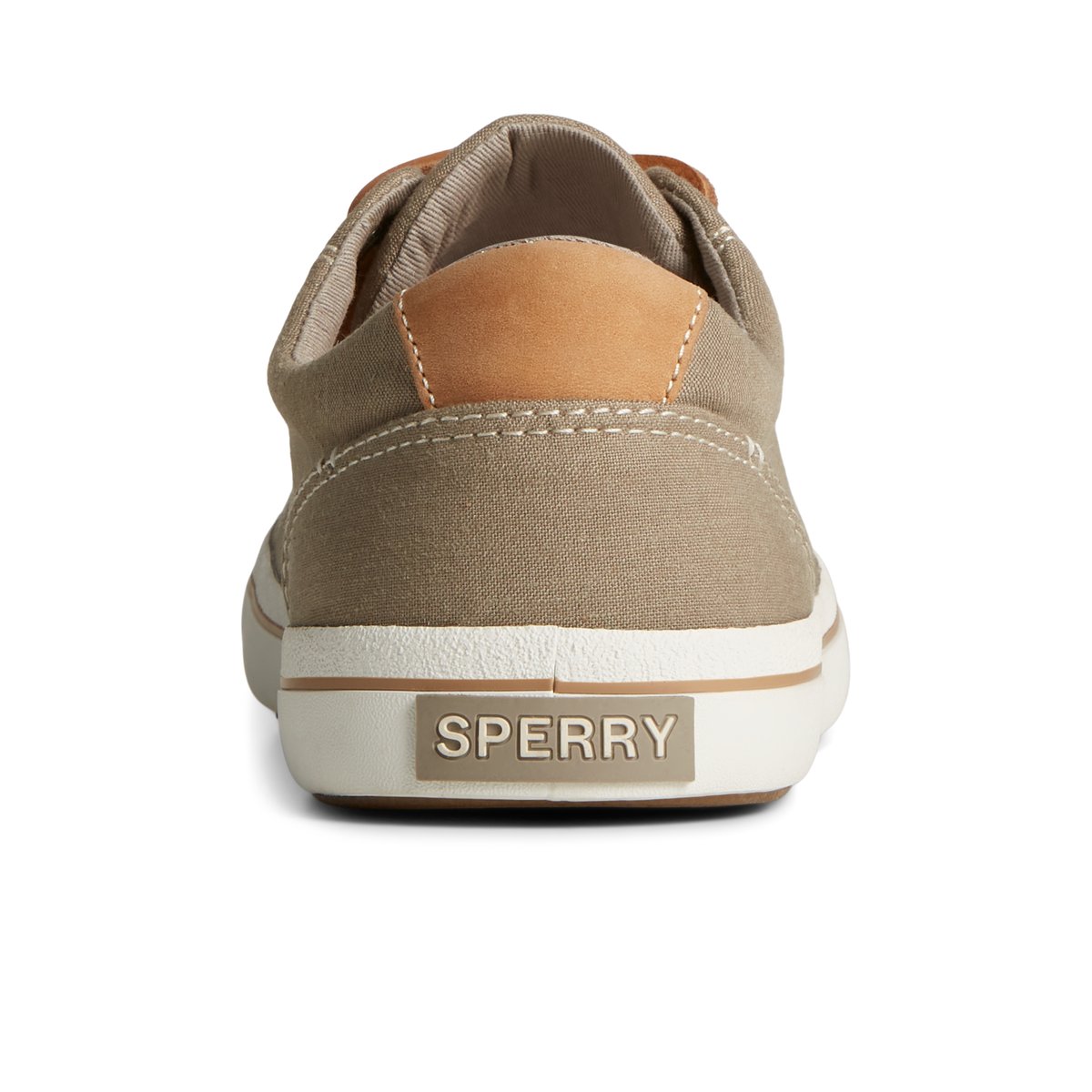 Beige Sperry Striper II Linen LTT Sneaker | FYVPODS-45