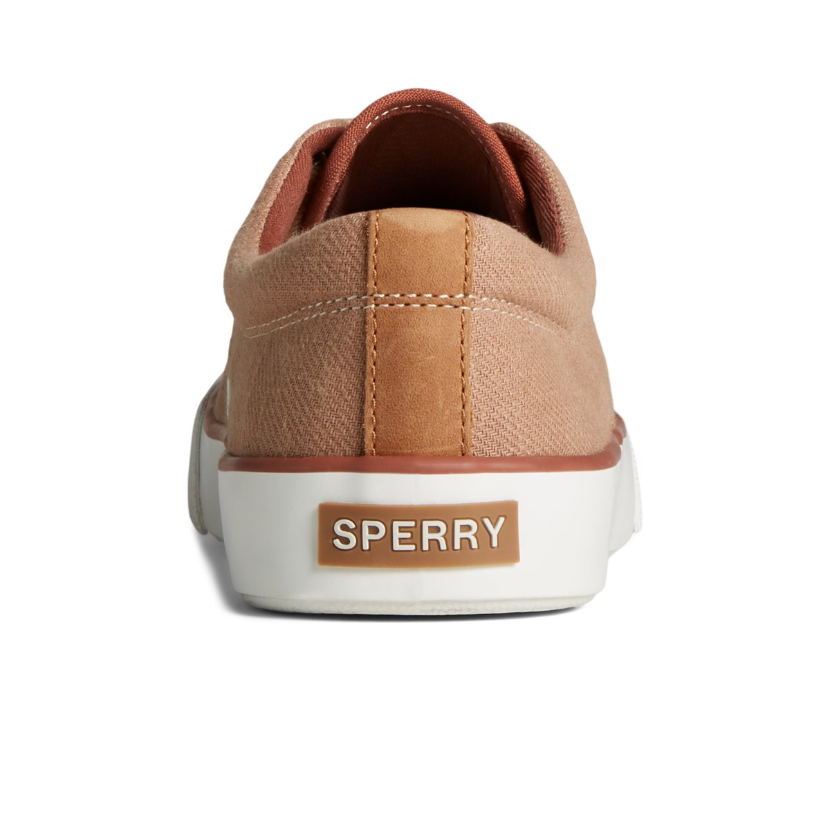 Beige Sperry Striper II Slub Linen Sneaker | CJDHYBM-65