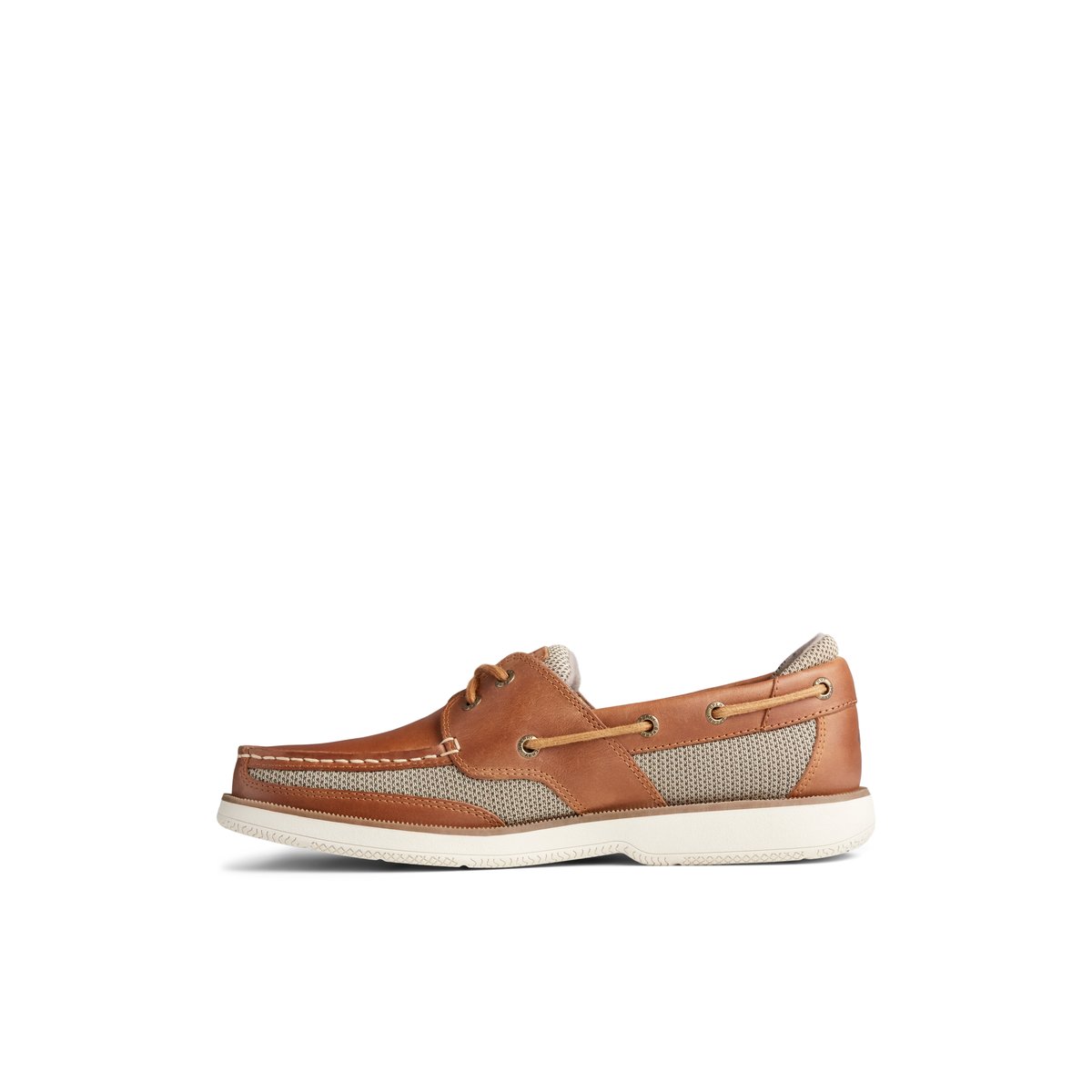 Beige Sperry Surveyor 2-Eye Boat Shoe | KRJEZLD-30