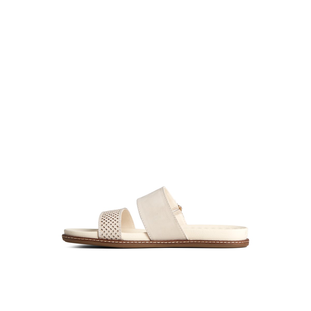 Beige Sperry Waveside PLUSHWAVE Slide Sandal | OFQGWLK-81