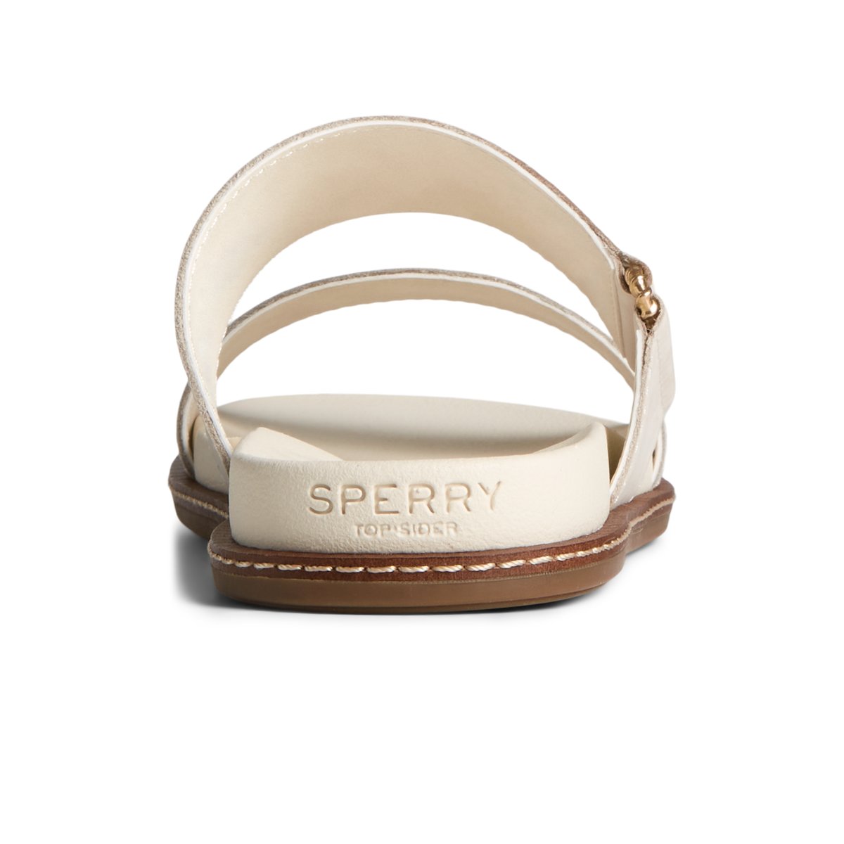 Beige Sperry Waveside PLUSHWAVE Slide Sandal | OFQGWLK-81