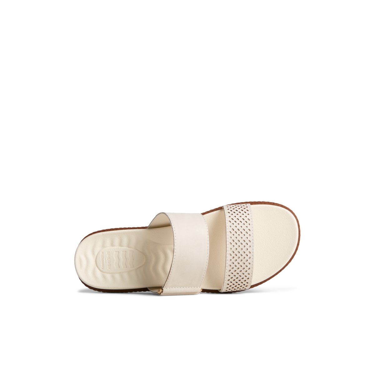 Beige Sperry Waveside PLUSHWAVE Slide Sandal | OFQGWLK-81