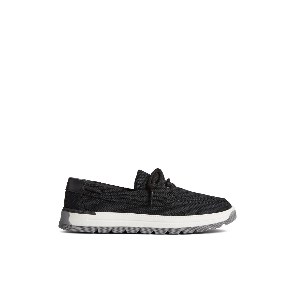 Black Sperry Augusta Boat Shoe | ORTVWKJ-92