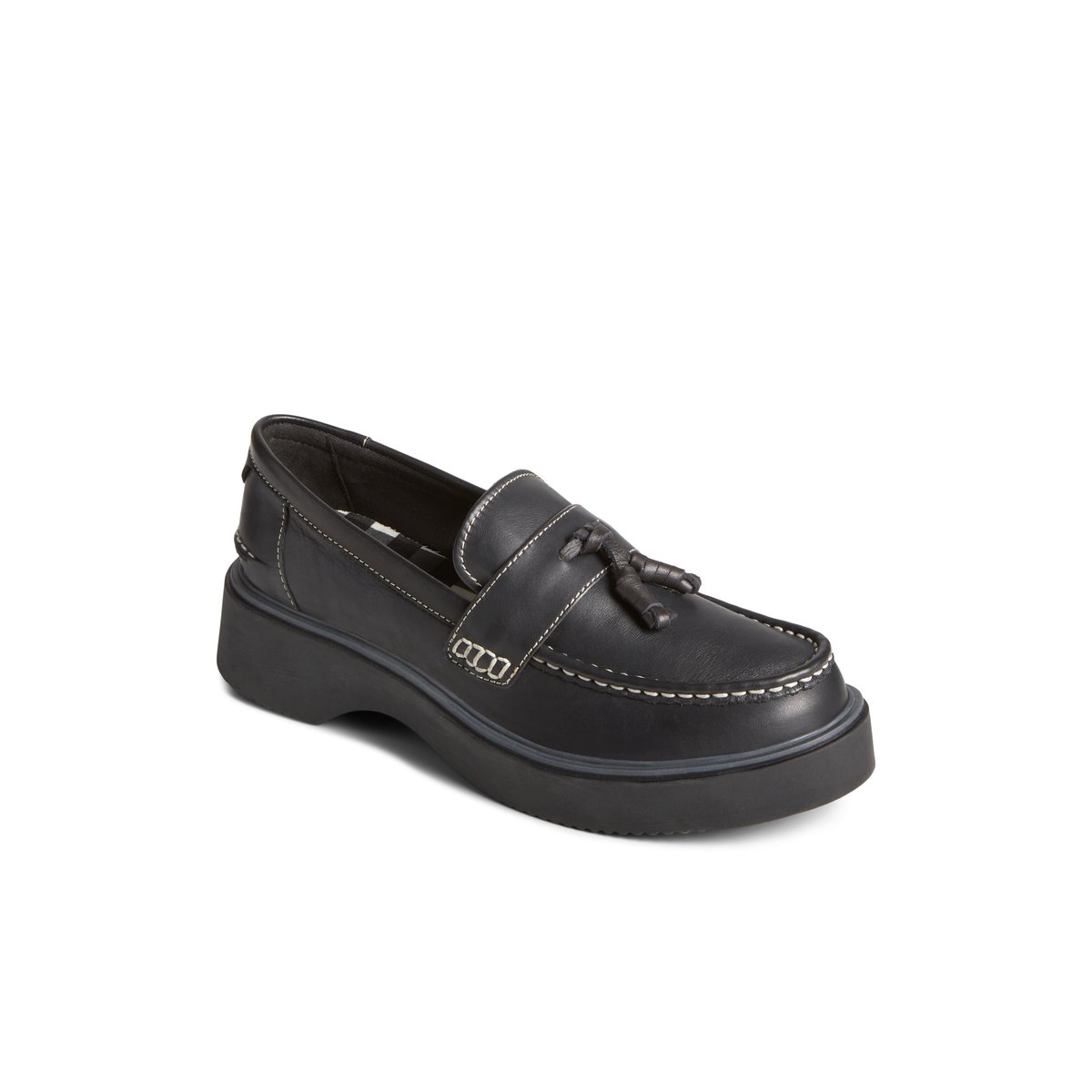 Black Sperry Bayside Loafer | CMJDVQP-35