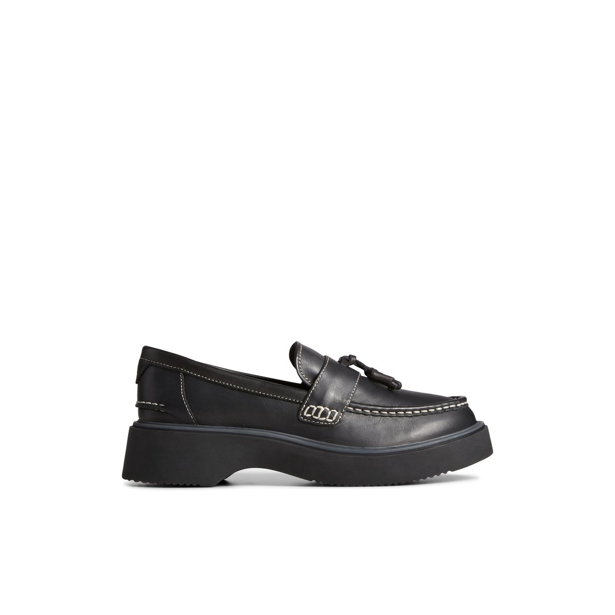 Black Sperry Bayside Loafer | CMJDVQP-35