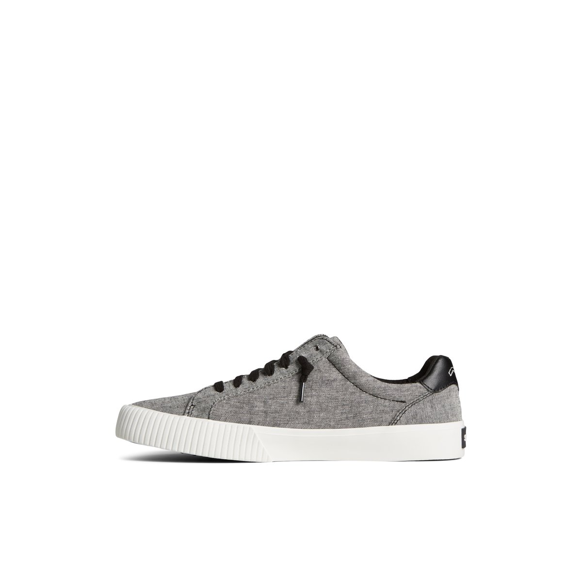 Black Sperry Bermuda SeaCycled Canvas Sneaker | BNIXQZT-23