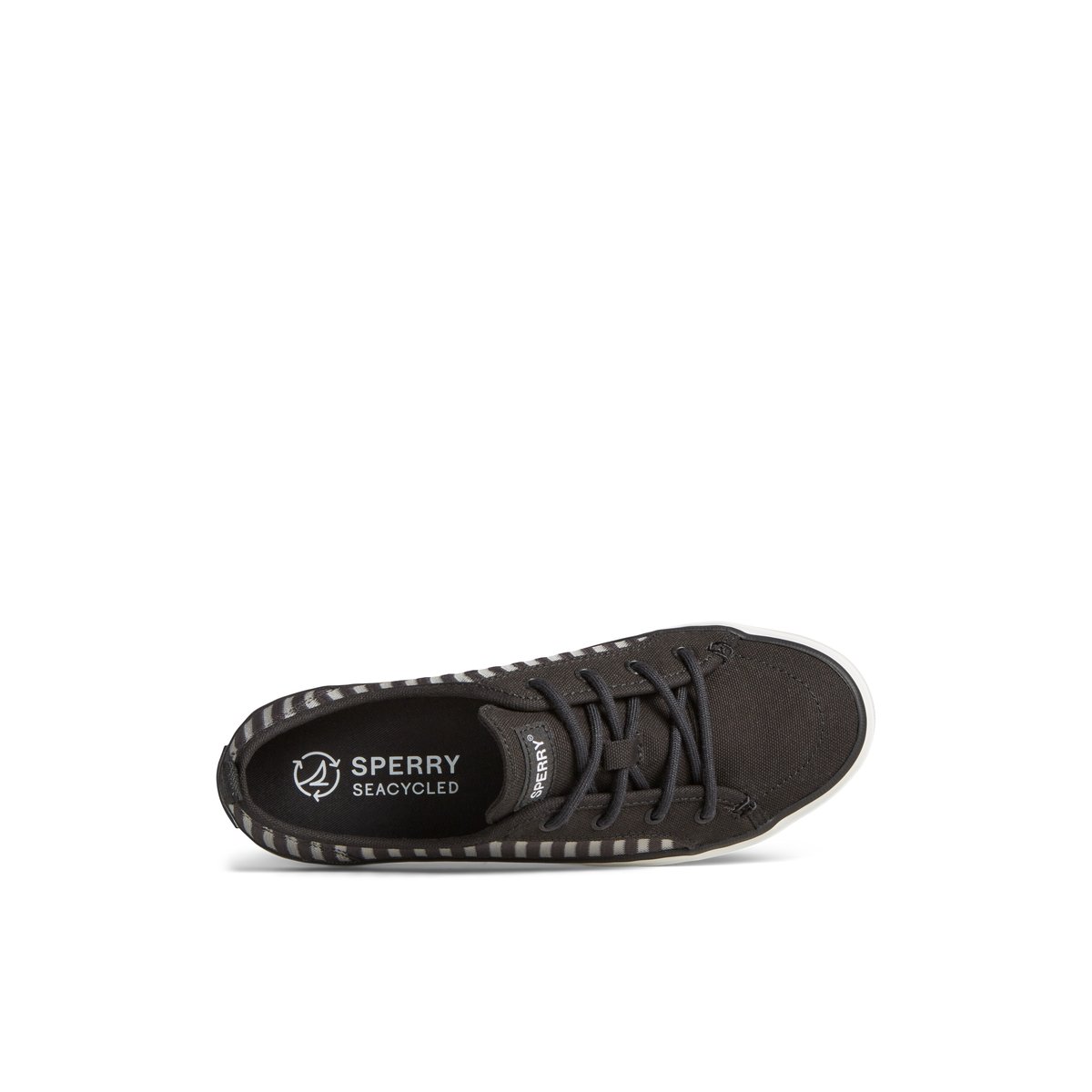 Black Sperry Crest Vibe Mesh Sneaker | PKTQUIB-87