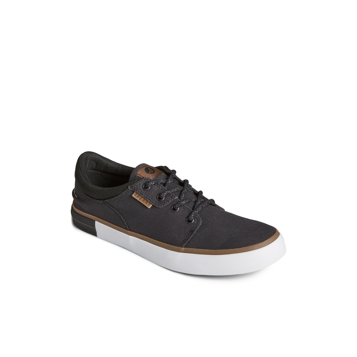 Black Sperry Crossjack Sneaker | CYSMKFN-30