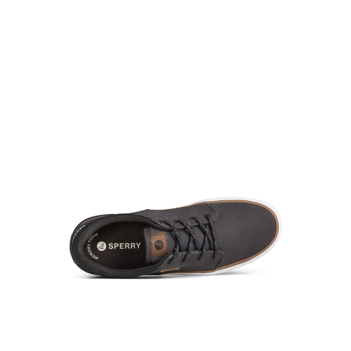 Black Sperry Crossjack Sneaker | CYSMKFN-30