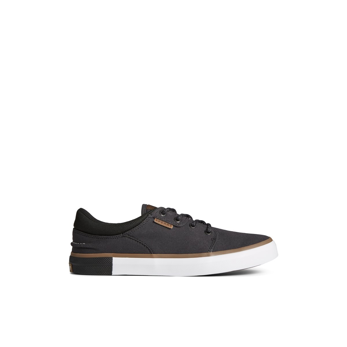 Black Sperry Crossjack Sneaker | CYSMKFN-30