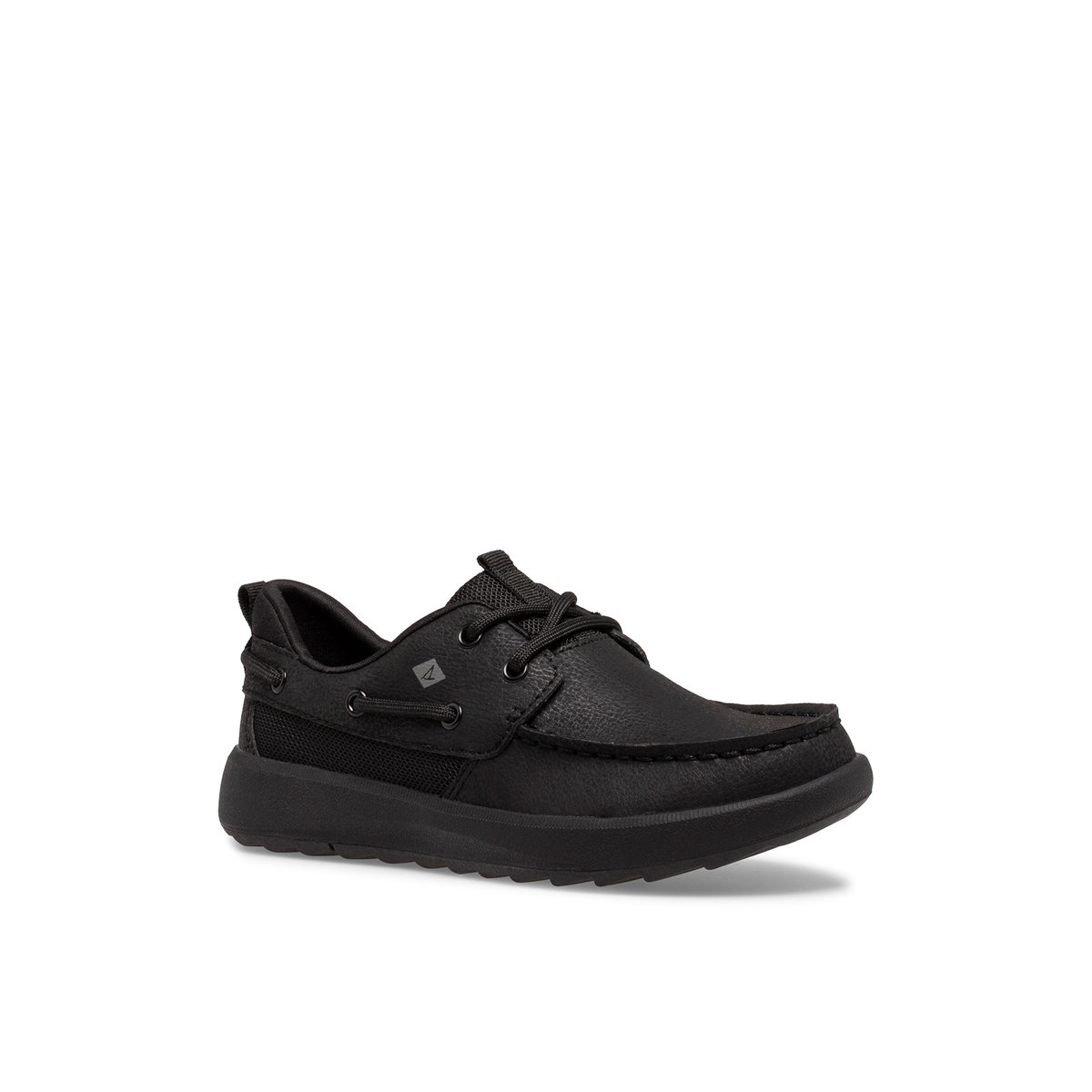 Black Sperry Fairwater PLUSHWAVE Boat Shoe | GQNJCEK-05