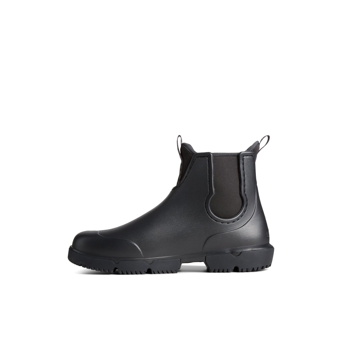 Black Sperry Float Rain Boot | BKNFZEL-69