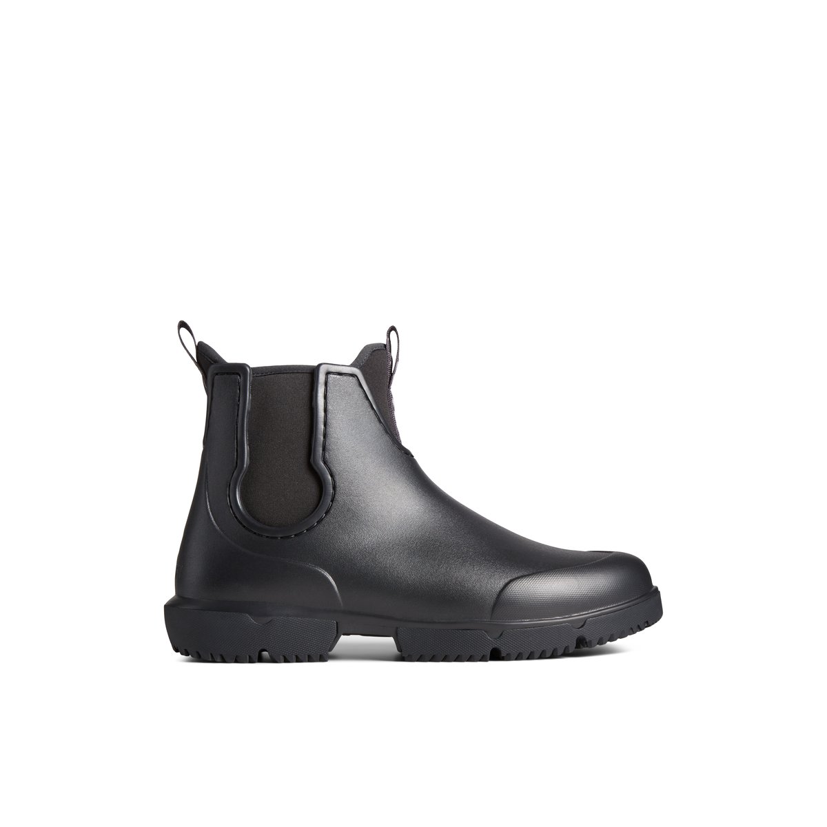 Black Sperry Float Rain Boot | BKNFZEL-69