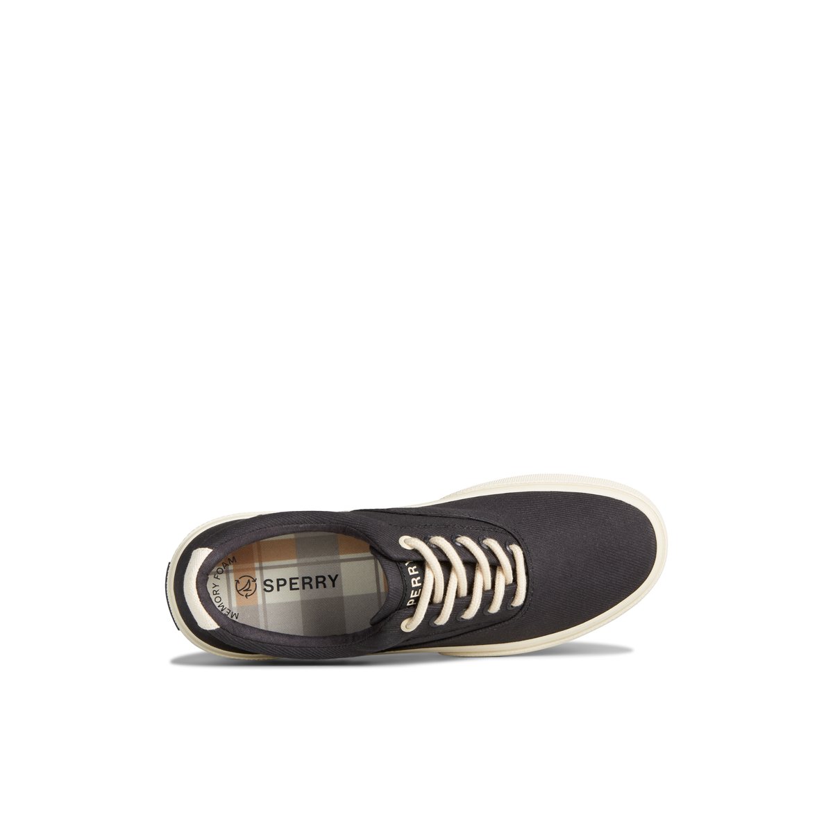 Black Sperry Halyard CVO Sneaker | HBZQVIY-79