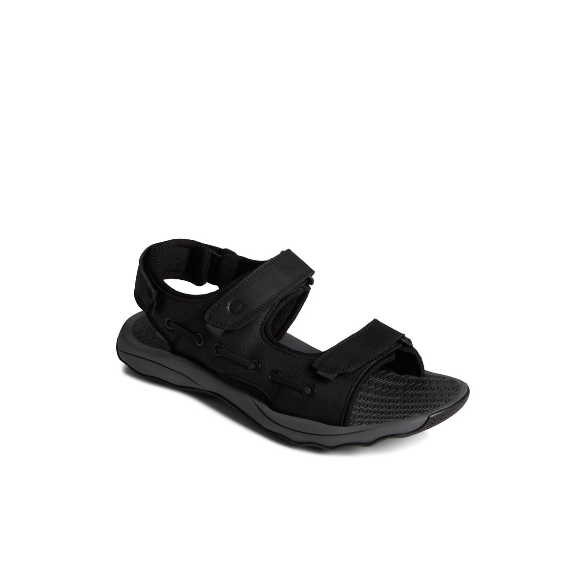 Black Sperry Rivington Sandal | MRWBTPZ-75