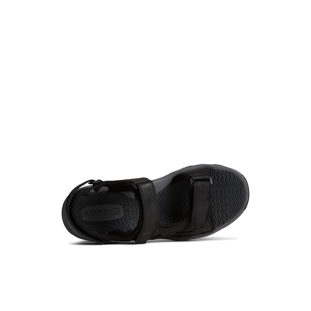 Black Sperry Rivington Sandal | MRWBTPZ-75