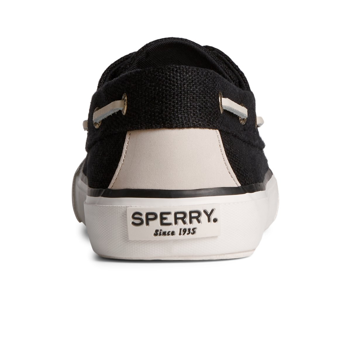 Black Sperry SeaCycled Bahama II Baja Sneaker | RZLWNOI-09