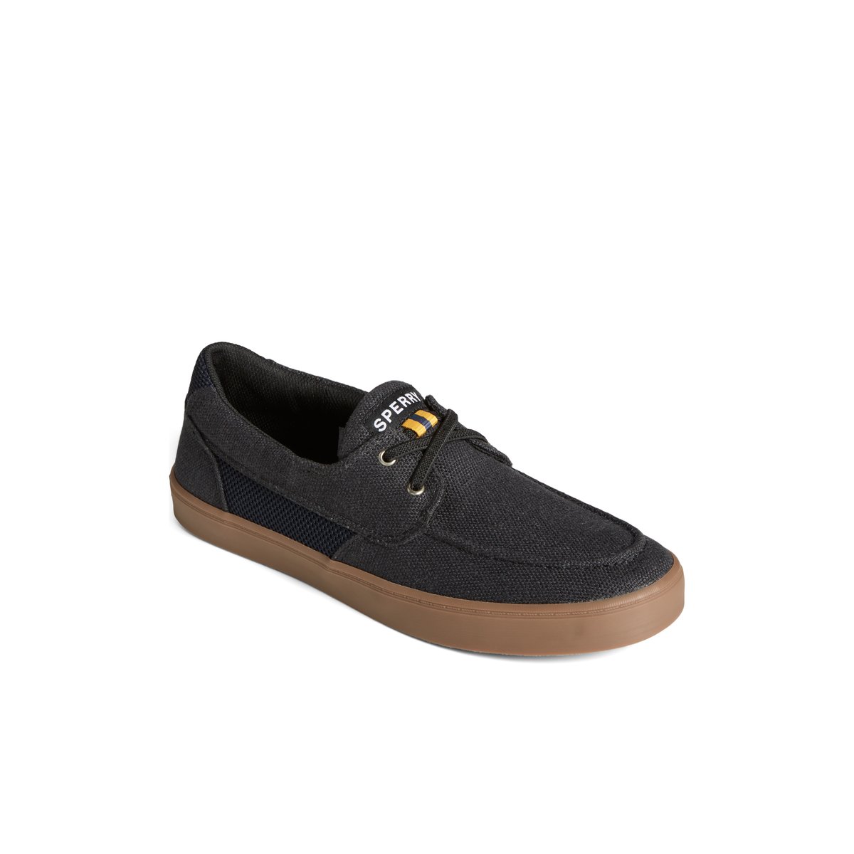 Black Sperry SeaCycled Bowery Sneaker | YMUEAIH-67