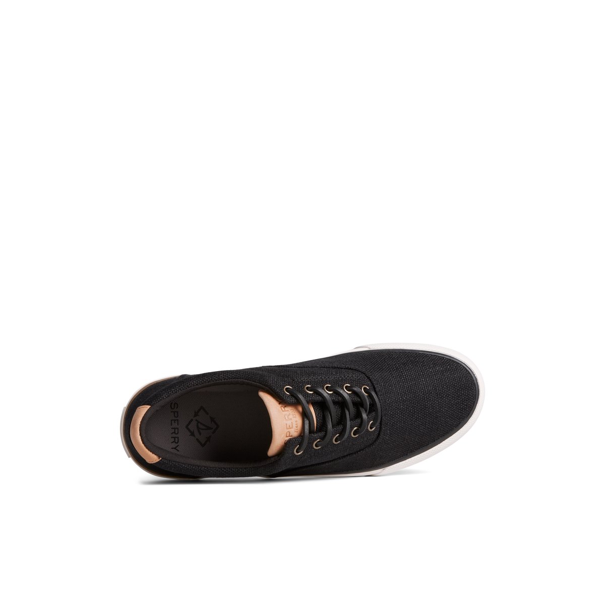 Black Sperry SeaCycled Striper II CVO Baja Sneaker | GLIYUBT-60