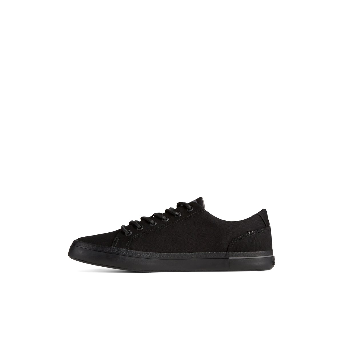 Black Sperry SeaCycled Striper II Textile Sneaker | QXPBLIR-42