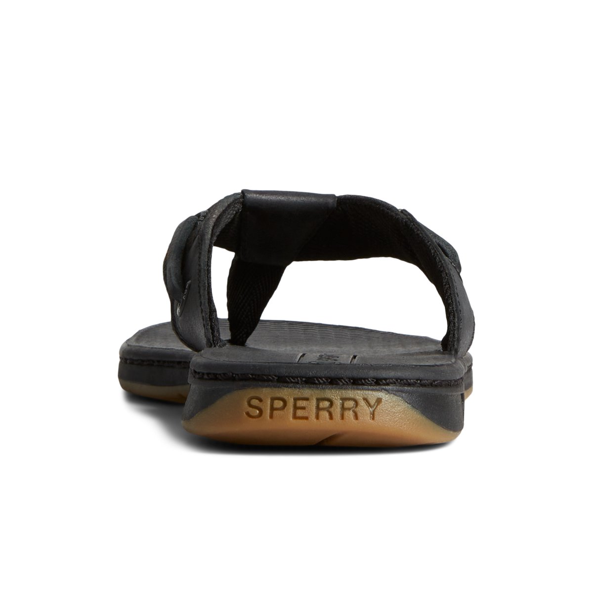 Black Sperry Seafish Flip Flop | IOGPNBD-23