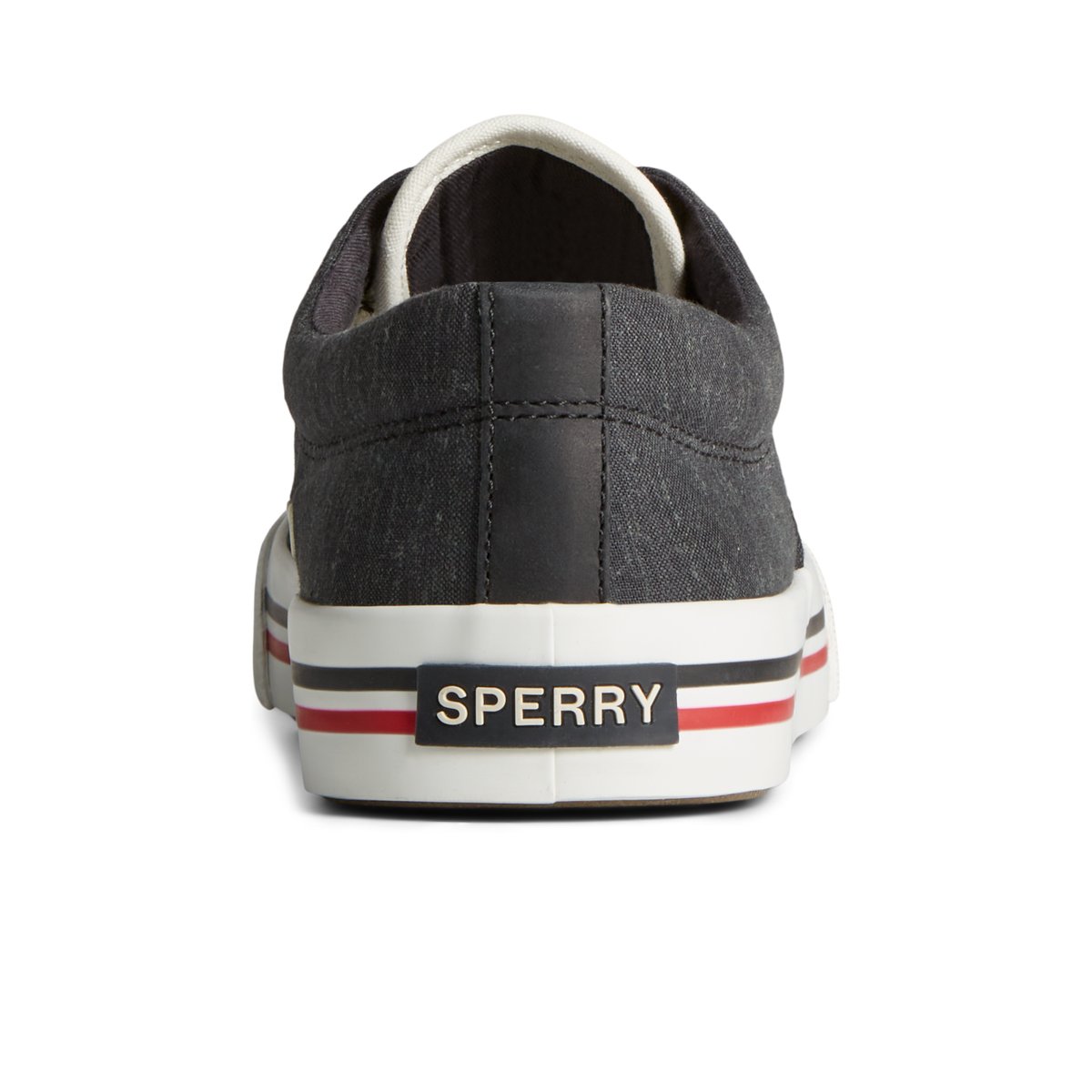 Black Sperry Striper II Linen CVO Sneaker | LSPBOGT-63