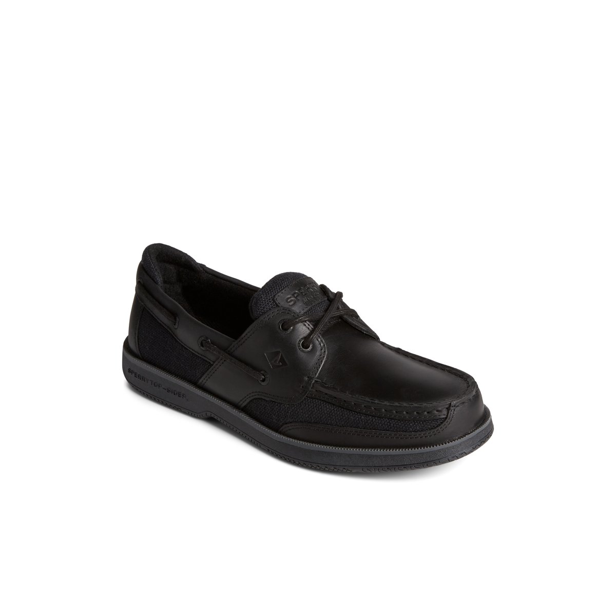 Black Sperry Surveyor 2-Eye Boat Shoe | BDEGPRO-14