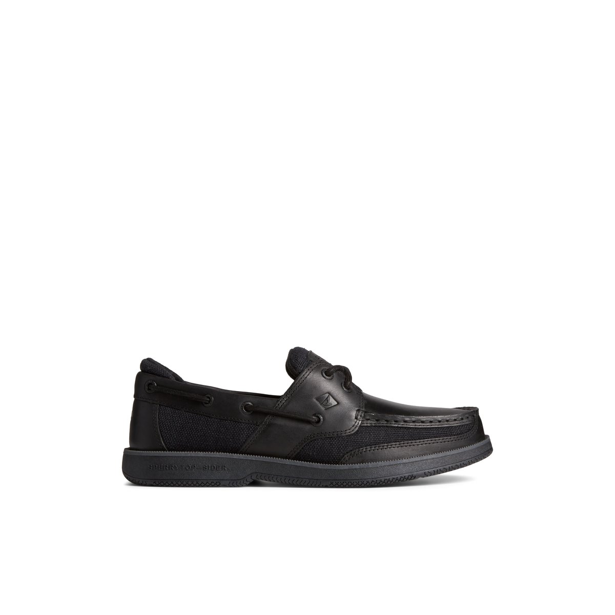 Black Sperry Surveyor 2-Eye Boat Shoe | BDEGPRO-14