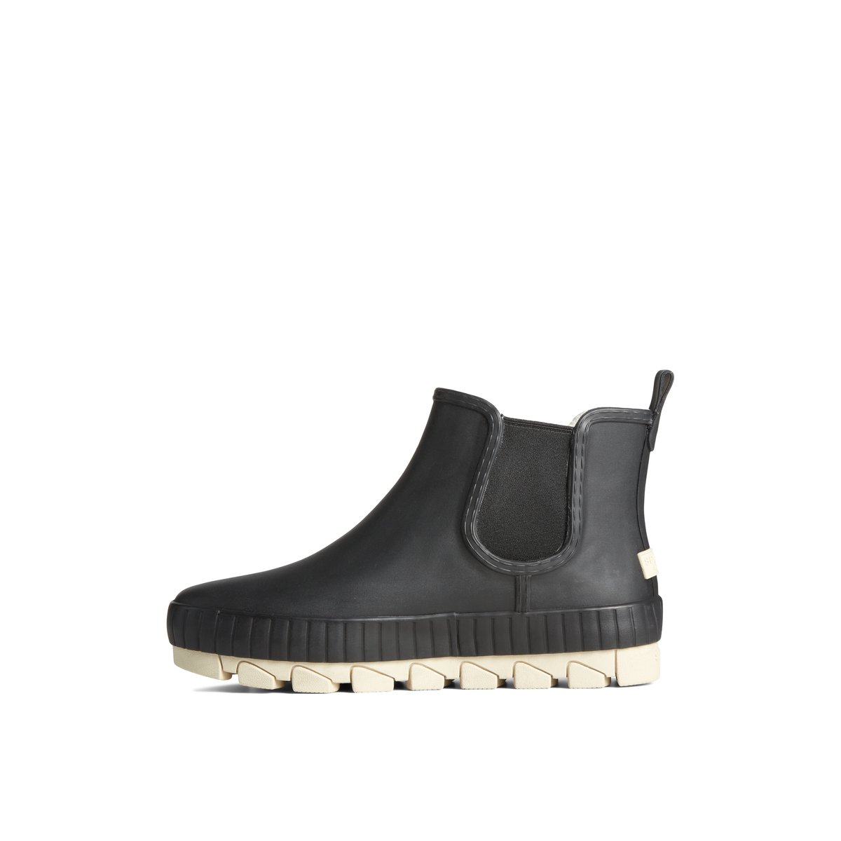 Black Sperry Torrent Chelsea Matte Waterproof Rain Boot | CFTBZVQ-98