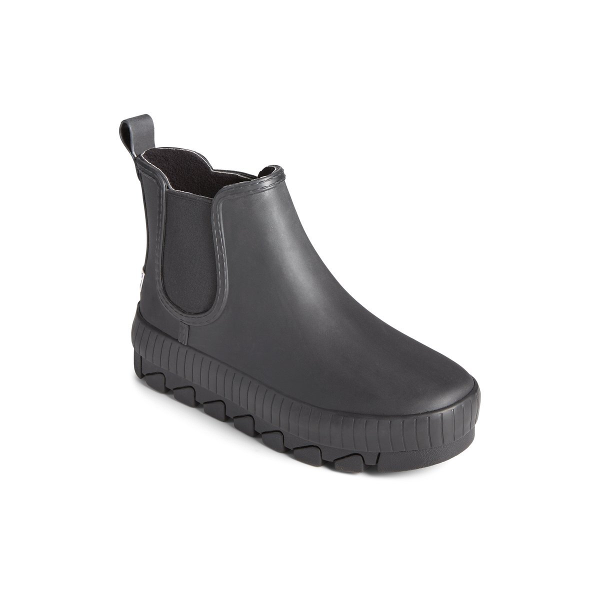 Black Sperry Torrent Chelsea Waterproof Rain Boot | JWISVXB-47