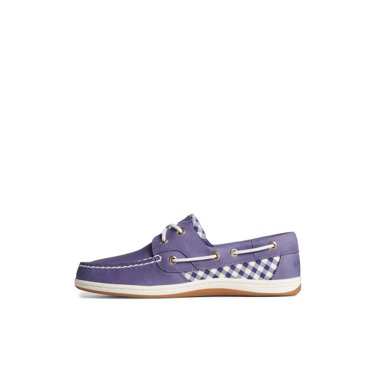 Blue Sperry Koifish Gingham Boat Shoe | MAKUIFZ-68