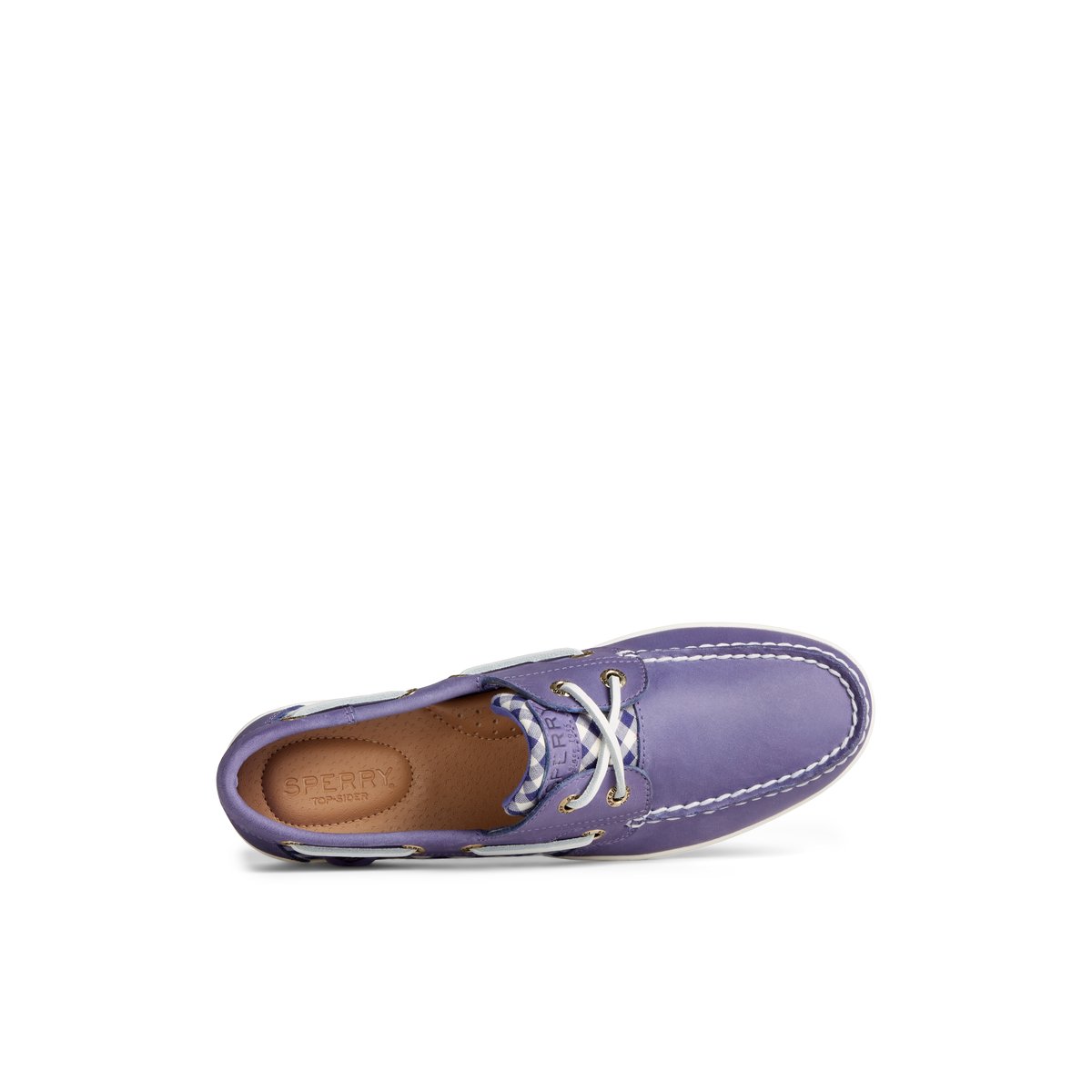 Blue Sperry Koifish Gingham Boat Shoe | MAKUIFZ-68