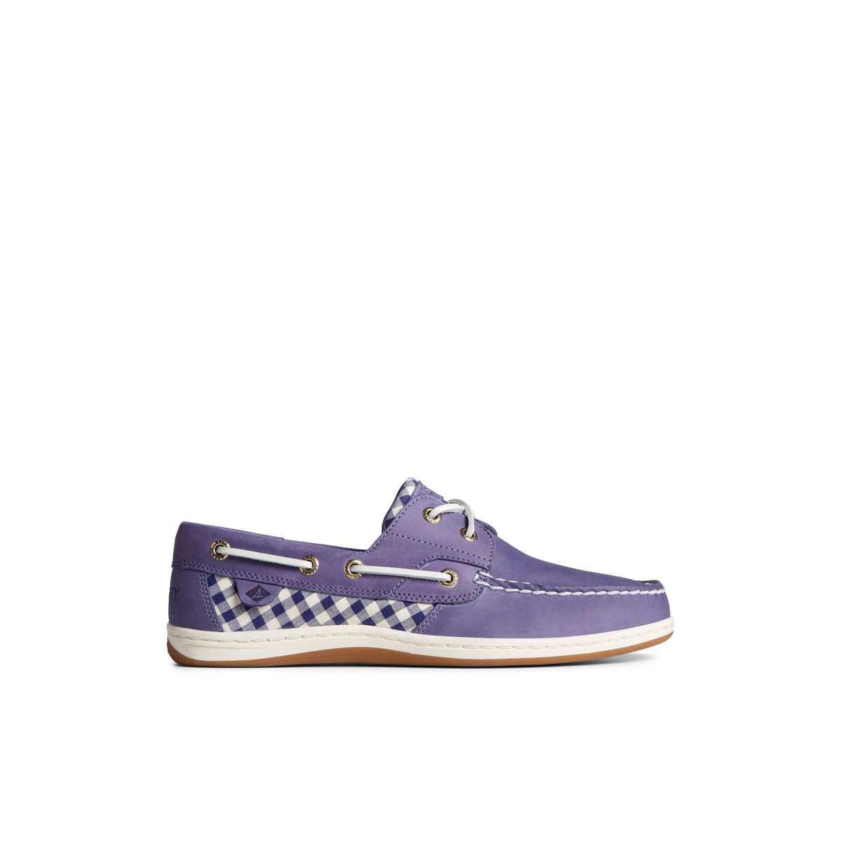 Blue Sperry Koifish Gingham Boat Shoe | MAKUIFZ-68