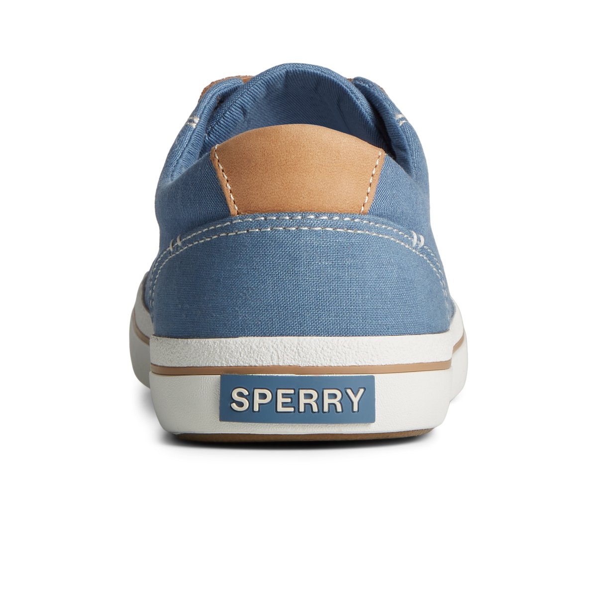 Blue Sperry Striper II Linen LTT Sneaker | SLQMFJB-53