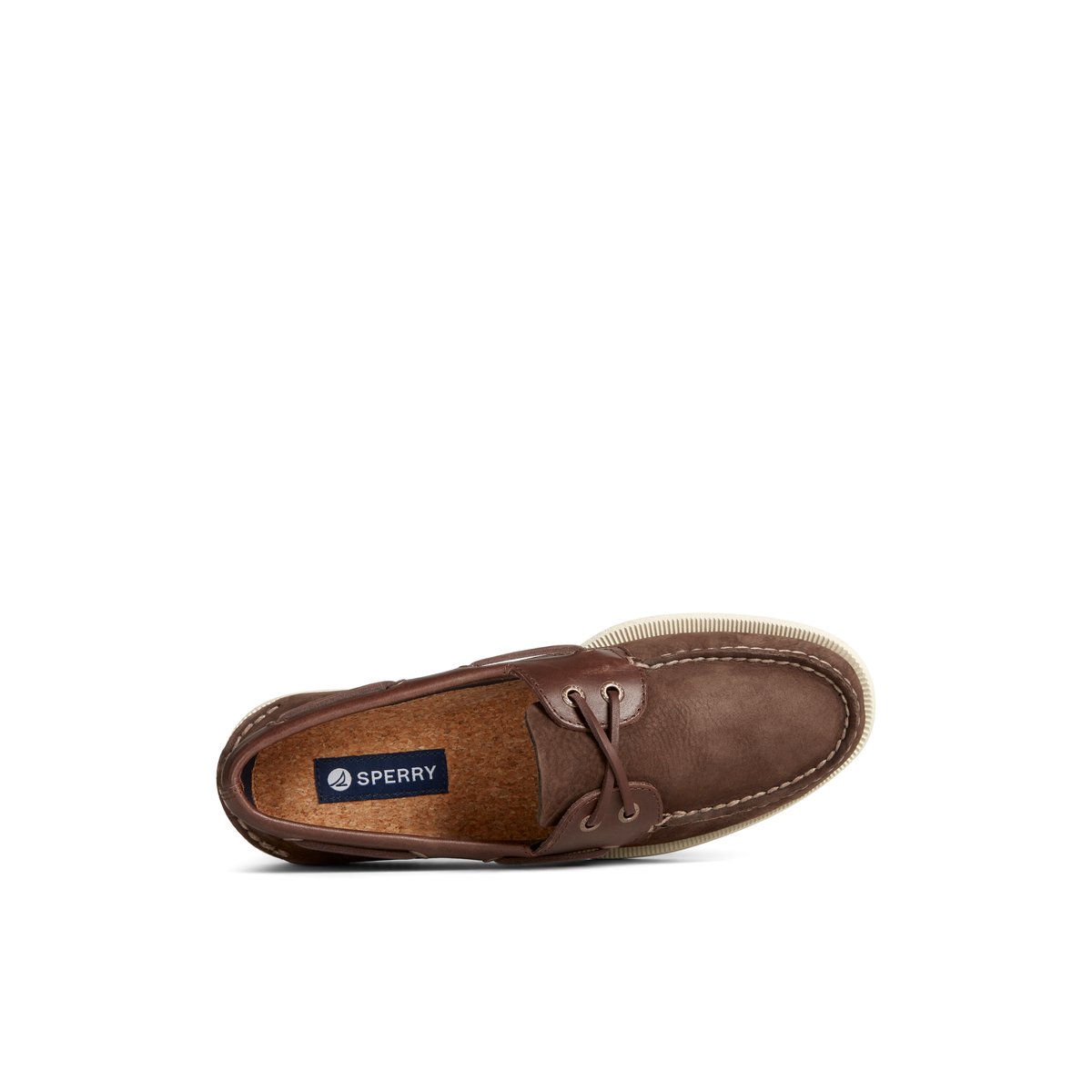 Brown Sperry Authentic Original Nubuck Boat Shoe | OXJKWGT-75