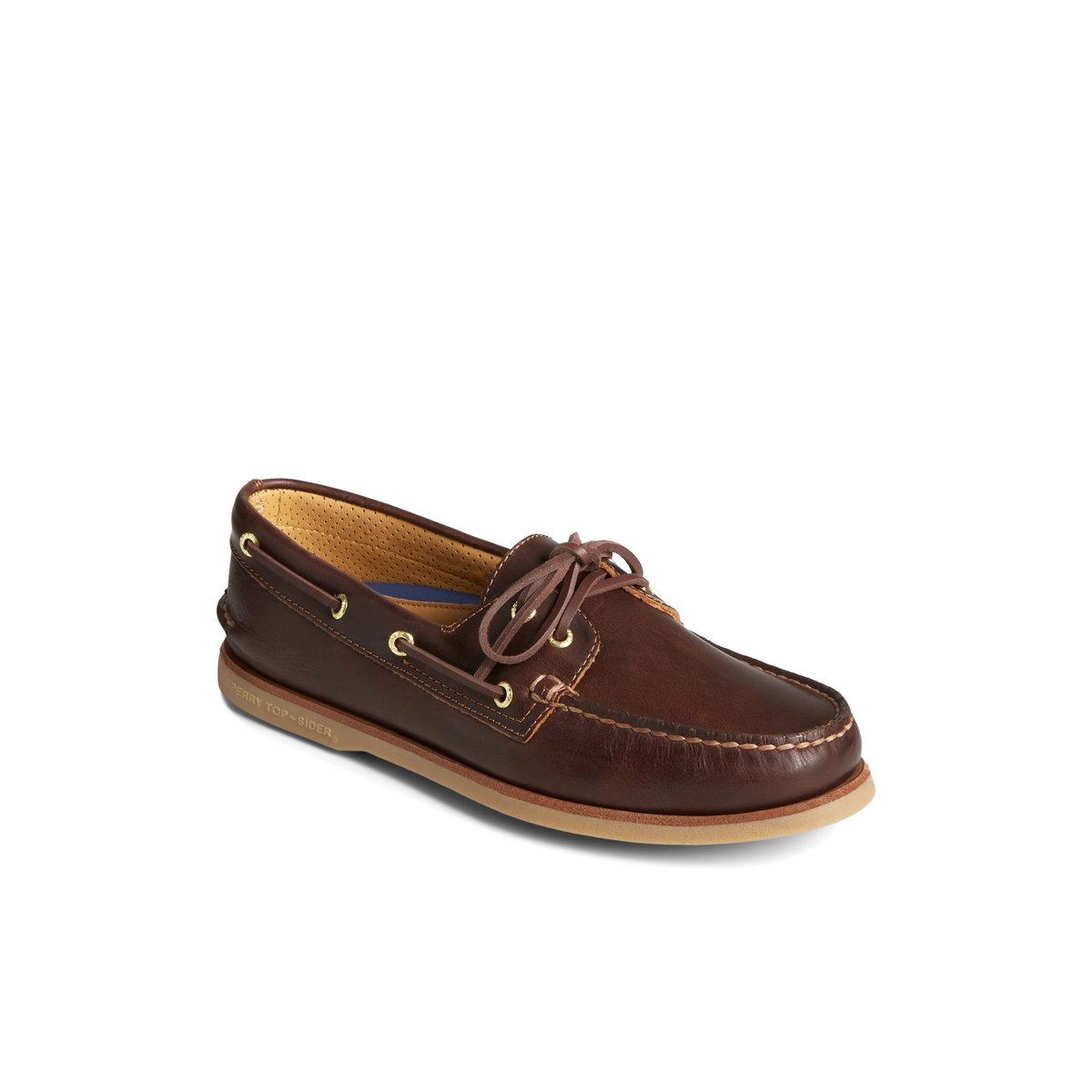 Brown Sperry Gold Cup Authentic Original Orleans Leather Boat Shoe | ARZVSBN-32