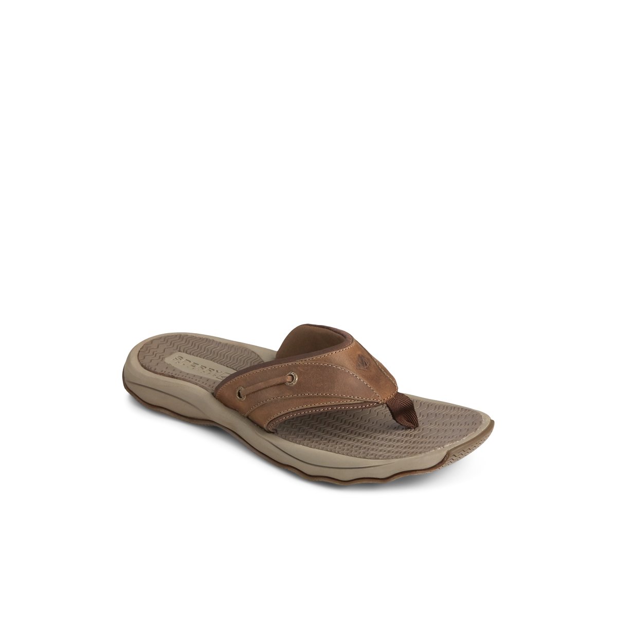 Brown Sperry Outer Banks Flip Flop | JRPQGDL-19