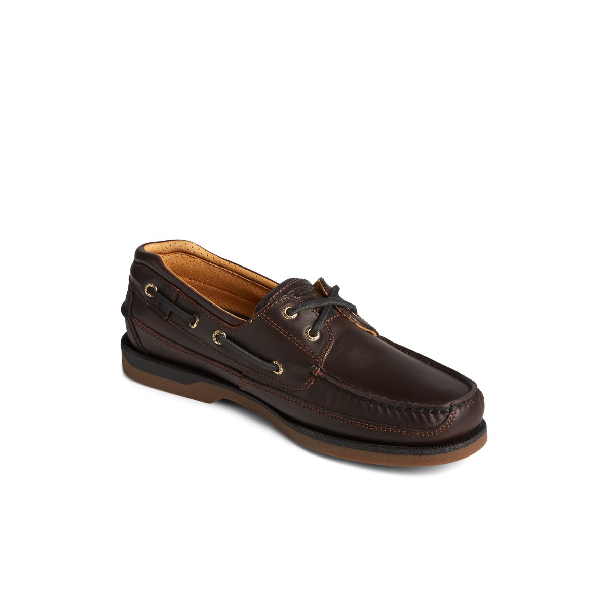 Dark Brown Sperry Gold Cup Mako Boat Shoe | MVYRIQP-48