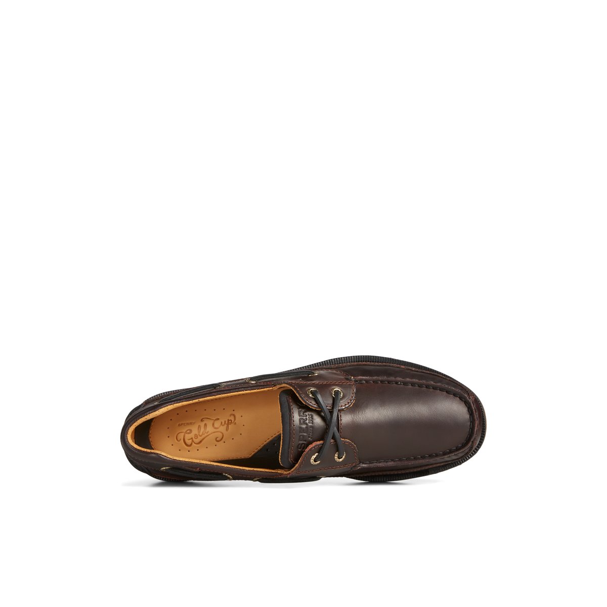 Dark Brown Sperry Gold Cup Mako Boat Shoe | MVYRIQP-48