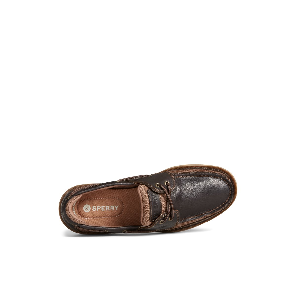 Dark Brown Sperry Surveyor 2-Eye Boat Shoe | HIQMWXN-15