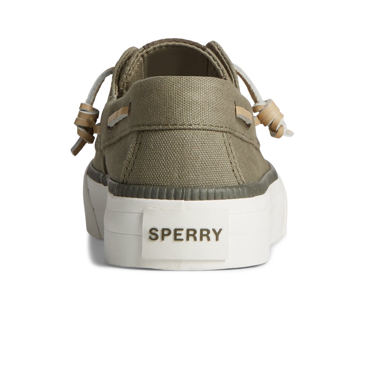 Green Sperry Bahama 3.0 Platform Sneaker | JEDRQBP-06