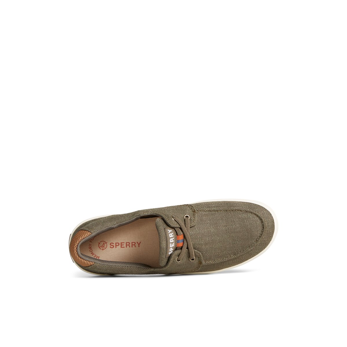 Green Sperry SeaCycled Bowery Sneaker | WCIYOPG-03