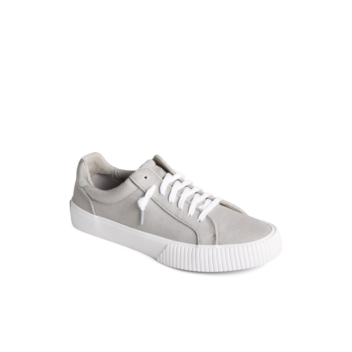 Grey Sperry Bermuda Metallic Sneaker | QGHNZDT-45