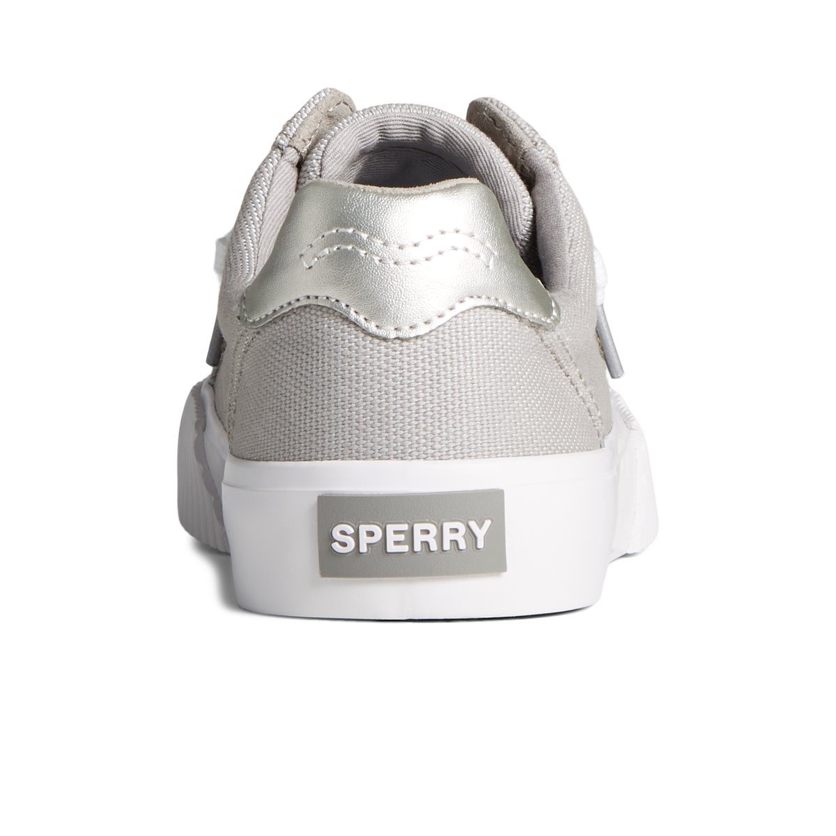 Grey Sperry Bermuda Metallic Sneaker | QGHNZDT-45