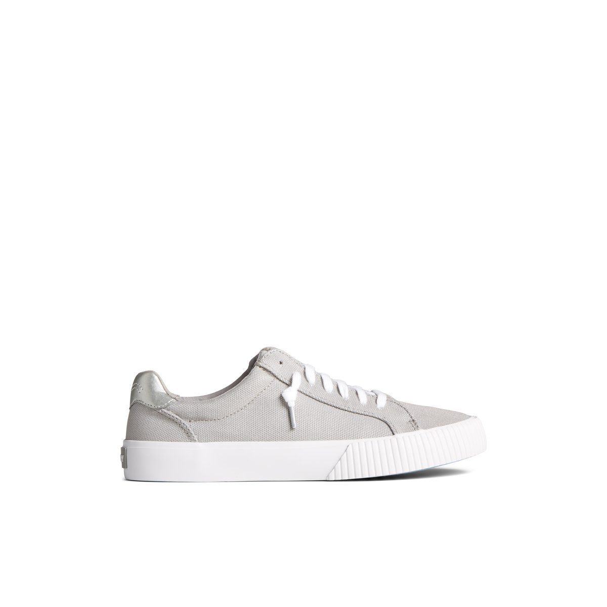 Grey Sperry Bermuda Metallic Sneaker | QGHNZDT-45