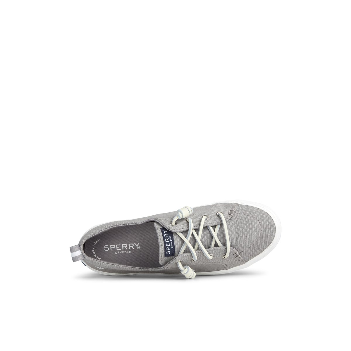 Grey Sperry Crest Vibe Sneaker | YIUORCW-69