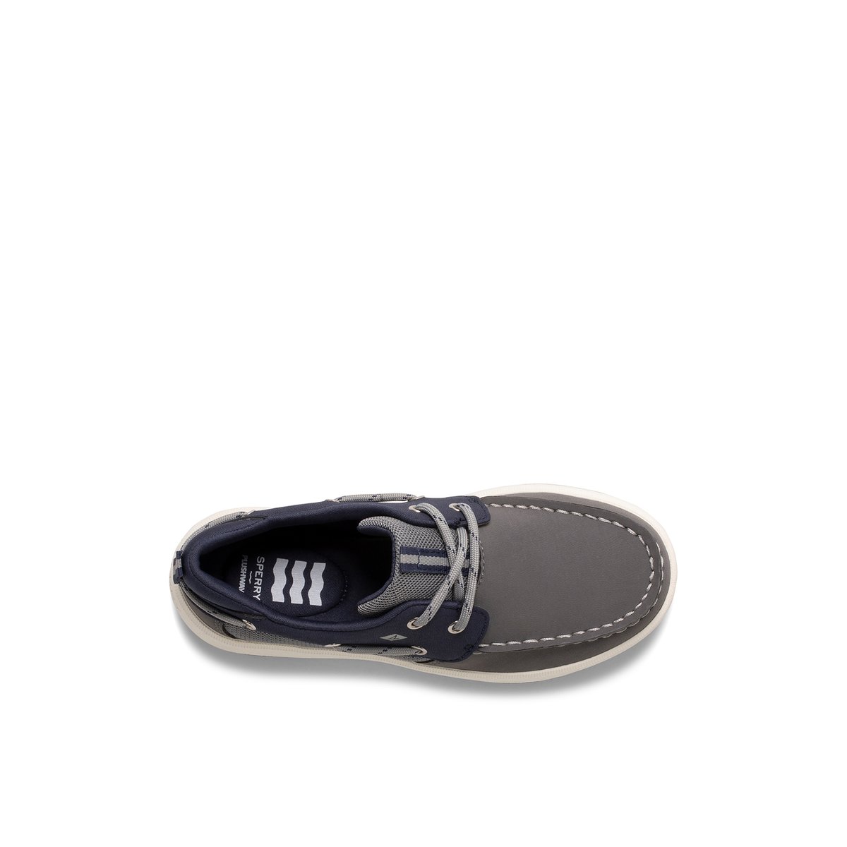 Grey Sperry Fairwater PLUSHWAVE Boat Shoe | AMUZKGN-08