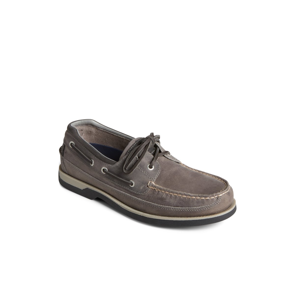 Grey Sperry Mako Canoe Moc Boat Shoe | DZJLMXN-14